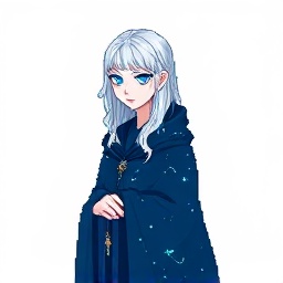 星夜·霜华·幽兰